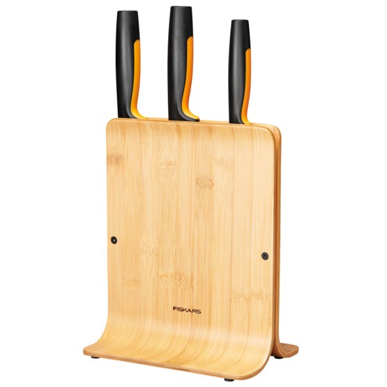 Paradox Inhalen Gouverneur Functional Form Bamboe messenblok met 3 messen | Messen en accessoires